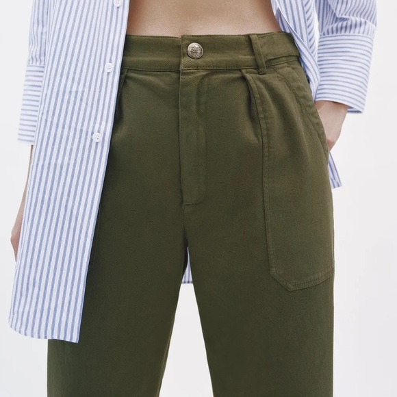 NWT Zara Tapered Fit Cargo Pants - Picture 5 of 5